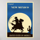 Travel New Mexico ポスター (正面)
