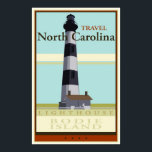 Travel North Carolina ポスター<br><div class="desc">Beautiful travel image of North Carolina depicting a lighthouse on Bodie Island,  NC.</div>