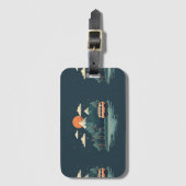 Travel Pattern Luggage Tag ラゲッジタグ (正面縦)