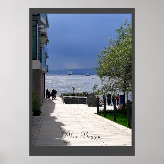 Travel Poster from Oslo，ノルウェー ポスター (正面)