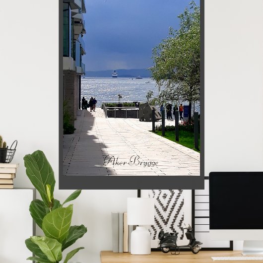 Travel Poster from Oslo，ノルウェー ポスター (ホームオフィス)