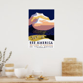 Travel Poster - See America ポスター (キッチン)