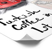 Travel Poster: Turkish Coffee in Istanbul ポスター (角)