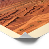 Travel Poster Vintage Navajo Nation  ポスター (角)