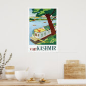 Travel Poster Visit Kashmir ポスター (キッチン)