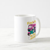 Travel Quote Coffee Mug  コーヒーマグカップ (正面右)