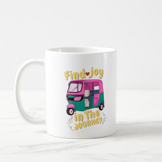 Travel Quote Coffee Mug  コーヒーマグカップ (左)