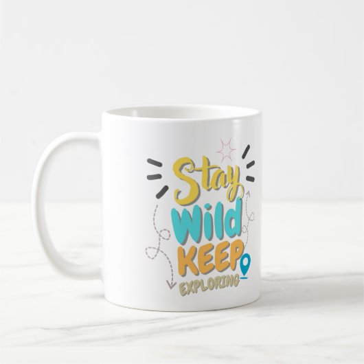 Travel Quote Mug  コーヒーマグカップ (左)