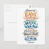 Travel Quote: Wander-Thirst ポストカード (正面/裏面)