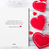 Travel Romantic Photo Love You Airplane Custom シーズンカード