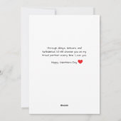 Travel Romantic Photo Love You Airplane Custom シーズンカード (裏面)