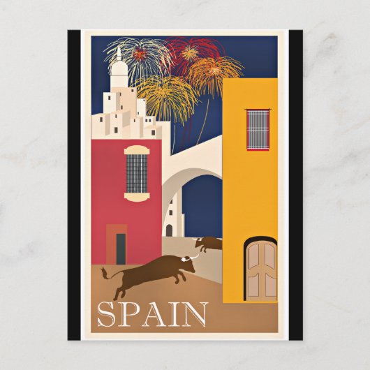 Travel Spain, vintage travel, ポストカード (正面)