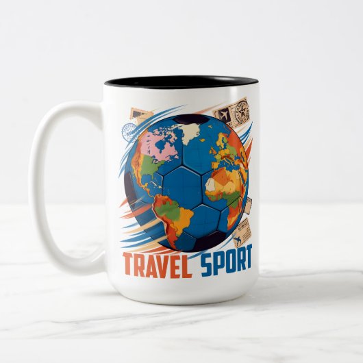 Travel sports ツートーンマグカップ (左)