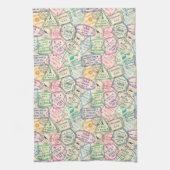 Travel Stamps キッチンタオル (縦)