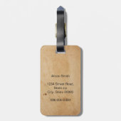 Travel Stamps ラゲッジタグ (裏面縦)