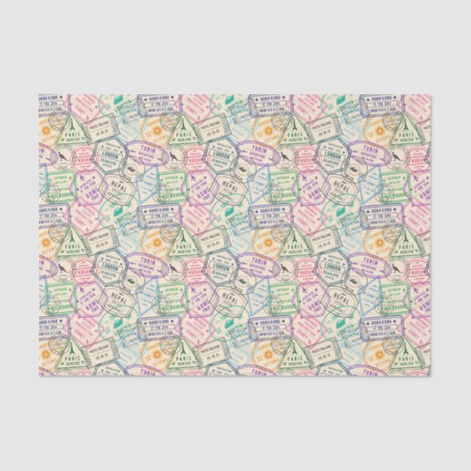 Travel Stamps 薄葉紙 (正面)