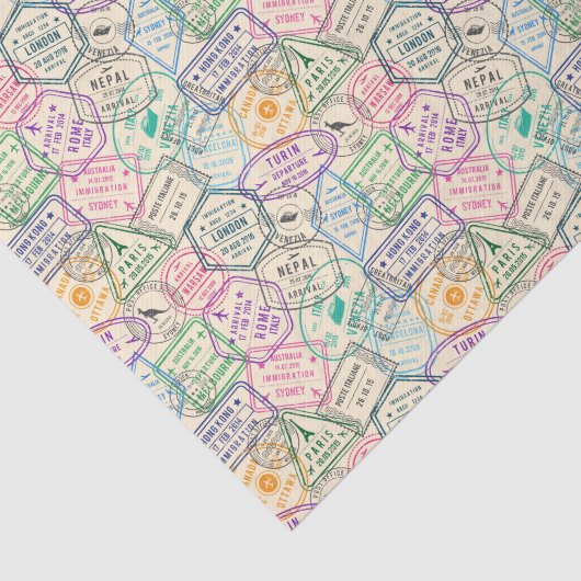 Travel Stamps 薄葉紙 (詳細)