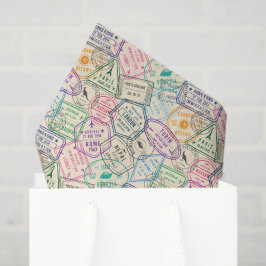 Travel Stamps Decoupage 薄葉紙