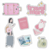 Travel Stickers for Travel Lovers  シール (正面)