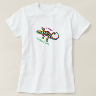 Travel T-Shirt I - Love Barcelona Tourist Gift Tee Tシャツ