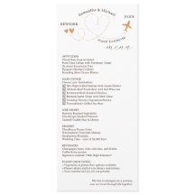 Travel Theme Wedding Reception Dinner