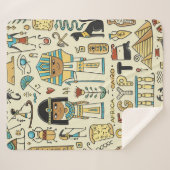 Travel to Egypt. Seamless pattern シェルパブランケット (正面(横))
