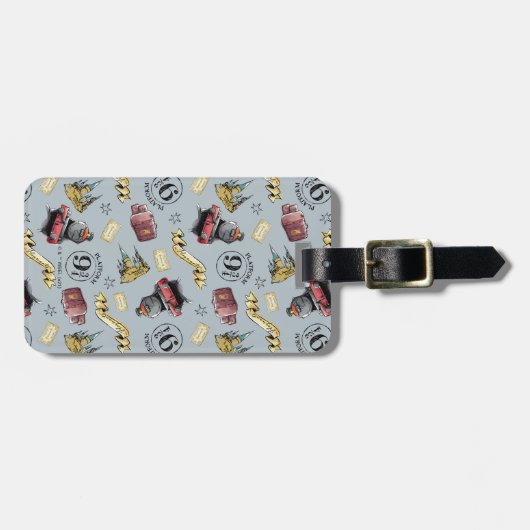 Travel To HOGWARTS™ Pattern ラゲッジタグ (正面横)