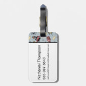 Travel To HOGWARTS™ Pattern ラゲッジタグ (裏面縦)