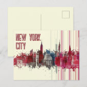 Travel to New York City USA ポストカード (正面/裏面)