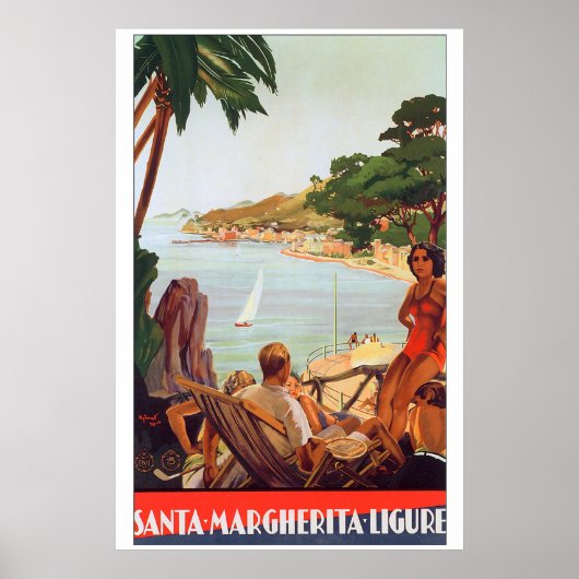 Travel to Santa Margherita Ligure Italy ポスター (正面)