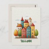 Travel to Tallinn Postcard ポストカード (正面/裏面)