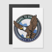 Travel to USA Fly todayロゴ (正面/裏面)