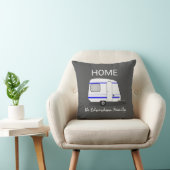 Travel vacation caravan Home Family monogram クッション (椅子)