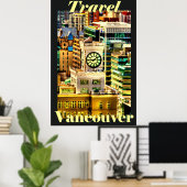 Travel Vancouver, BC, Canada ポスター (ホームオフィス)