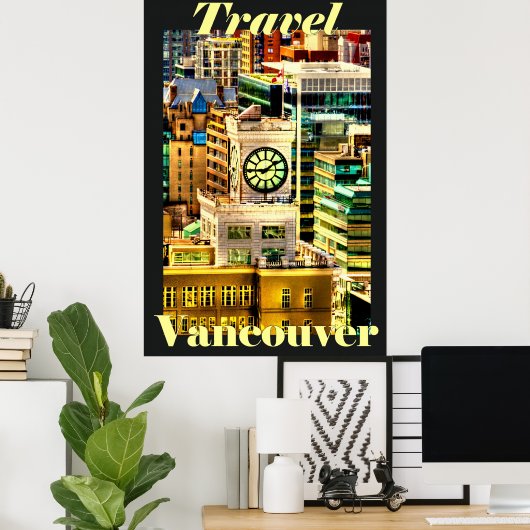 Travel Vancouver, BC, Canada ポスター (ホームオフィス)