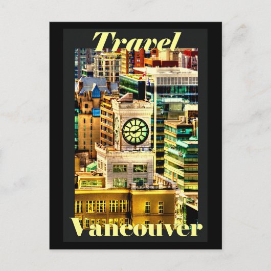 Travel Vancouver, BC, Canada ポストカード (正面)