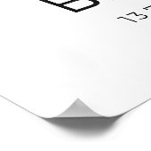 Travel Watercolor Print, Bangkok Skyline and ポスター (角)