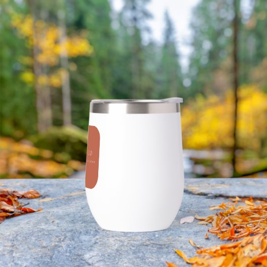 Travel Wine Tumbler: Claude Co. Burnt Umber (アウトドア)