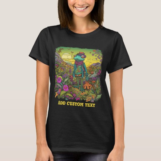 Traveler Frog wildwer forest Toad、Frog Lovers Tシャツ (正面)