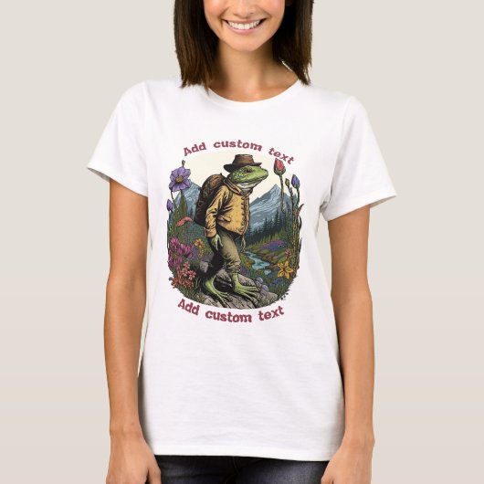 Traveler Frog wildwer forest Toad、Frog Lovers Tシャツ (正面)