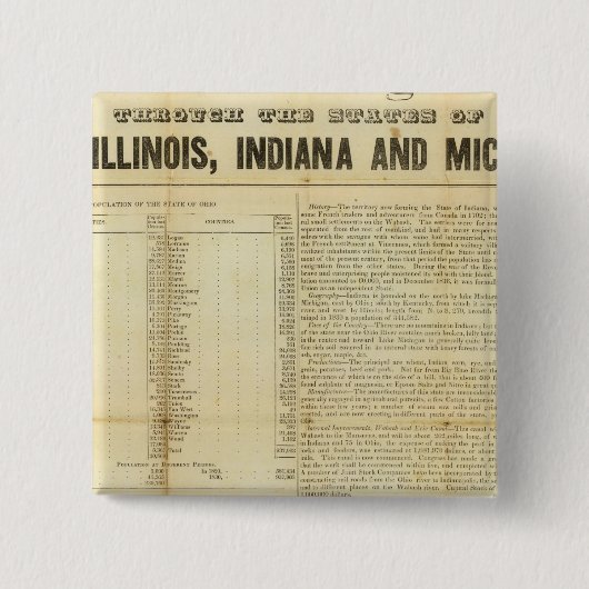 TravelersガイドとEmigrantsディレクトリ 缶バッジ (正面)