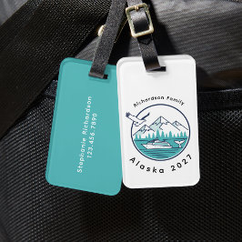 Traveler's Custom Luggage Tag for Alaska Cruise ラゲッジタグ