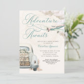 Traveling Adventure Bridal Shower Invitation 招待状 (スタンド正面)