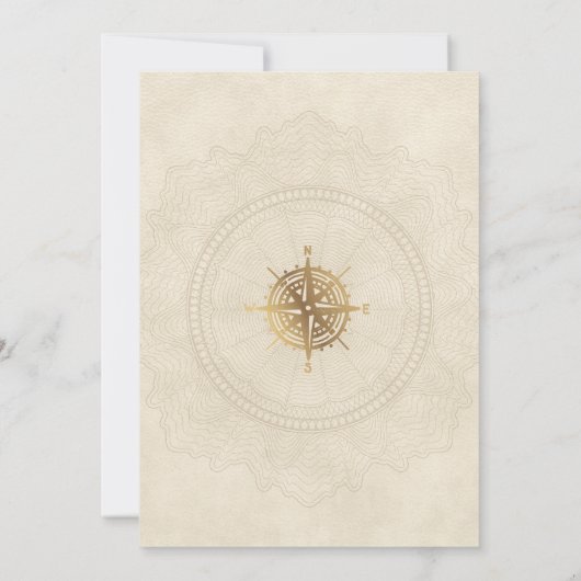 Traveling Adventure Bridal Shower Invitation 招待状 (裏面)