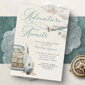 Traveling Adventure Bridal Shower Invitation 招待状