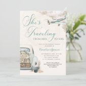 Traveling Adventure Bridal Shower Invitation 招待状 (スタンド正面)