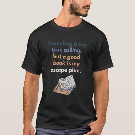 Traveling And Book Tシャツ (正面)