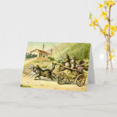 Traveling Cats Note Card カード (黄色い花)