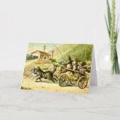 Traveling Cats Note Card カード (正面)