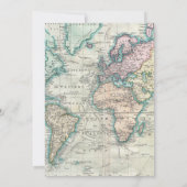 Traveling from MISS TO MRS. Bridal Shower  招待状 (裏面)